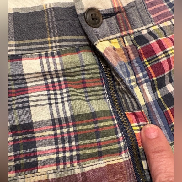 Polo Ralph Lauren Classic Fit Madras Patchwork Shorts Men’s 40 - Picture 4 of 15